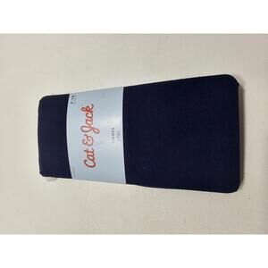 New Cat and Jack Girls Navy Tights 1 Pair Size 7-10